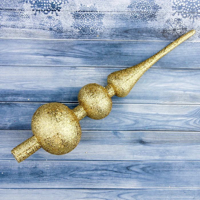 Наконечник "Сияние" 6,5*29 см, золото