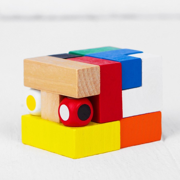 Головоломка "Куб", цветная