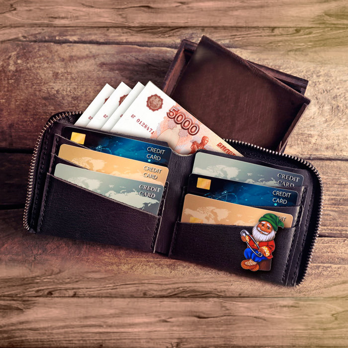 Кошелечная фигурка домовой "Добрый Дух"