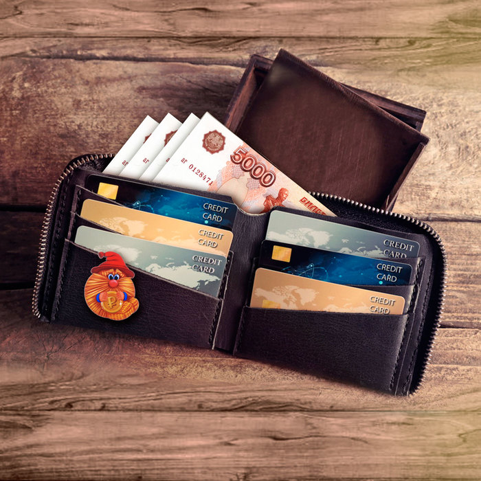 Кошелечная фигурка домовой "Епифан Денежкин"