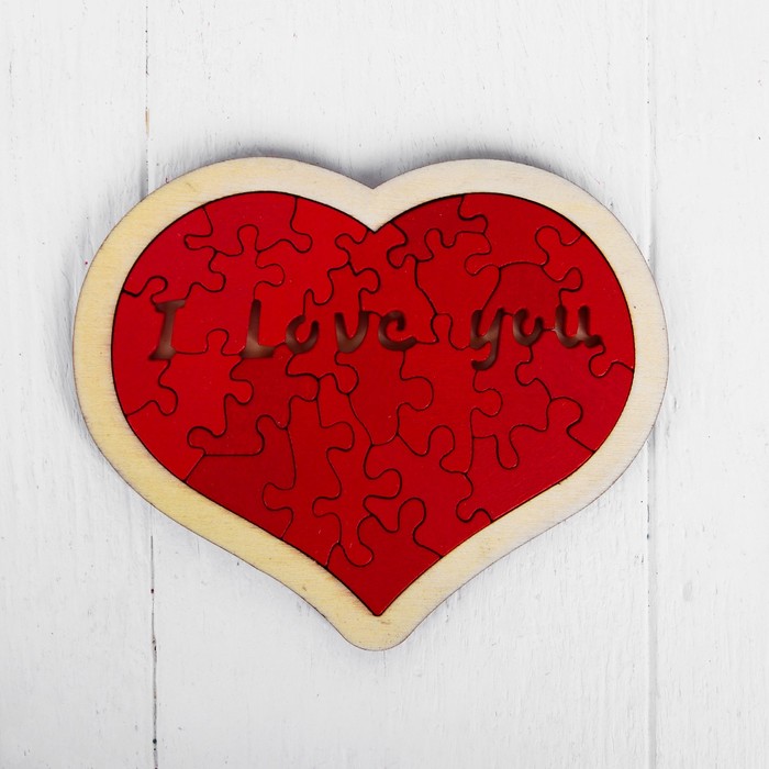 Головоломка "Собери сердце"