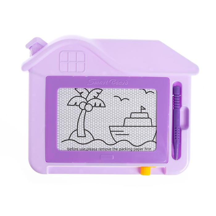 фото Доска магнитная "домик с окошком", чёрная крошка, цвета микс