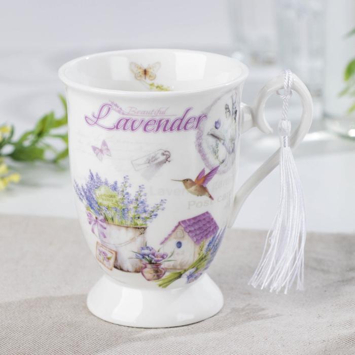 Кружка 320 мл "Душистая лаванда", в подарочной упаковке