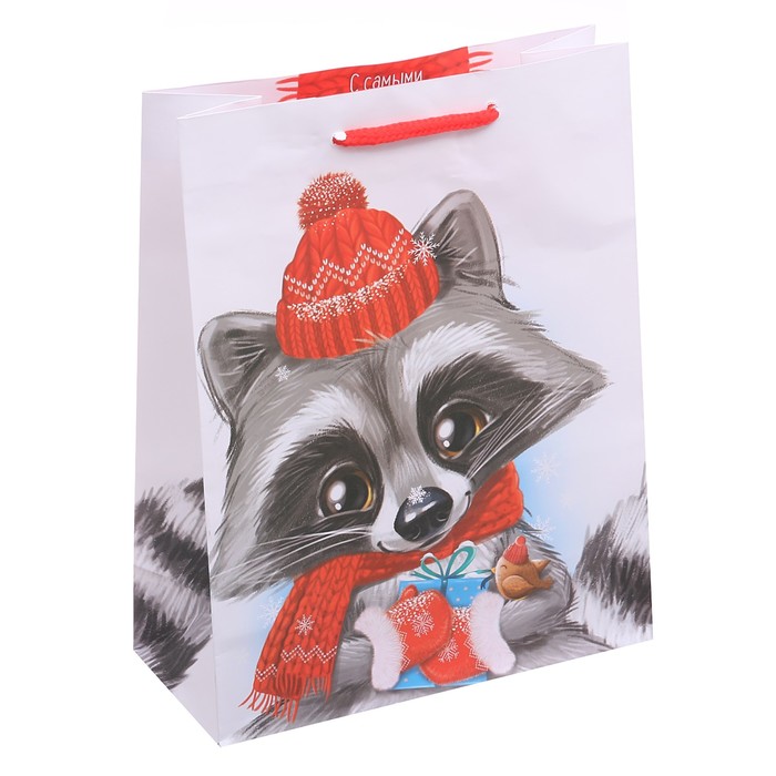 Пакет ламинированный вертикальный «С самыми теплыми пожеланиями!», 31 × 40 × 9 см