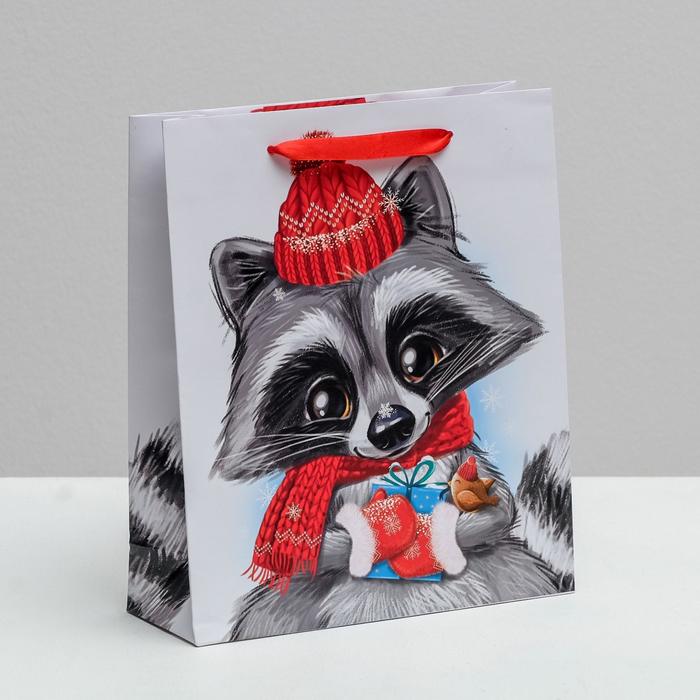 Пакет ламинированный вертикальный «С самыми теплыми пожеланиями!», 23 × 27 × 8 см