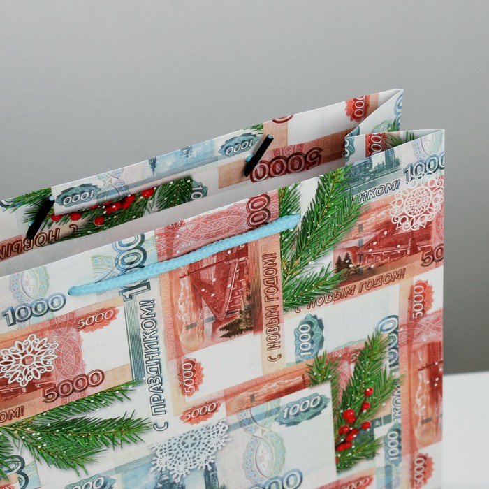 Пакет ламинированный вертикальный «Беззаботного года!», 23 × 27 × 8 см