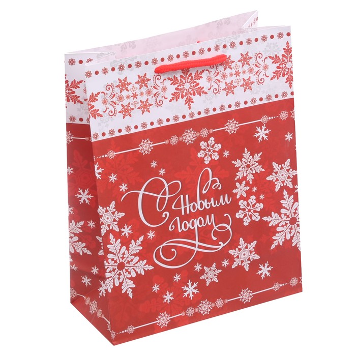 Пакет ламинированный вертикальный «В преддверии праздника», 23 × 27 × 8 см