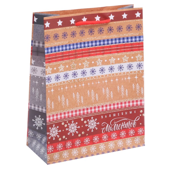 Пакет ламинированный вертикальный «Волшебных моментов», 23 × 27 × 8 см