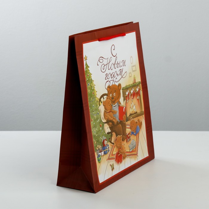 Пакет ламинированный вертикальный «Семейного счастья!», ML 23 × 27 × 8 см