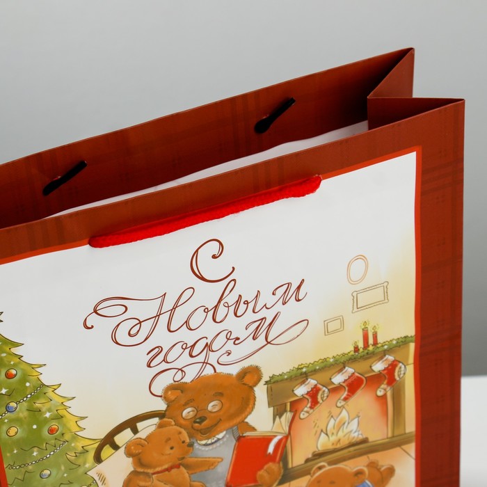 Пакет ламинированный вертикальный «Семейного счастья!», ML 23 × 27 × 8 см