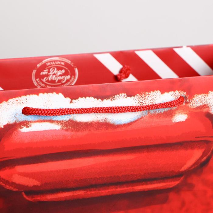 Пакет ламинированный вертикальный «Новогодняя почта», L 31 × 40 × 9 см