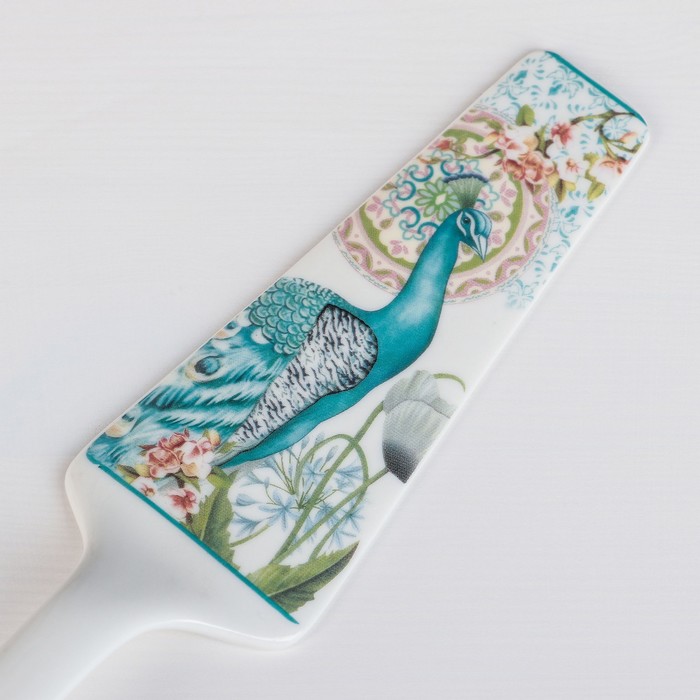 Подставка для торта 31 см "Жар-птица", с лопаткой