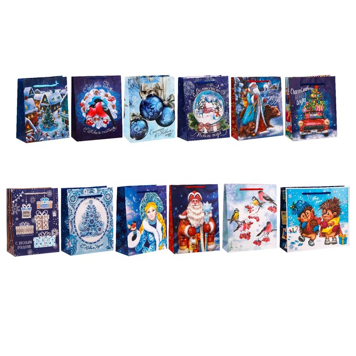 Набор пакетов микс «Морозное счастье», ML 27 × 23 × 8 см