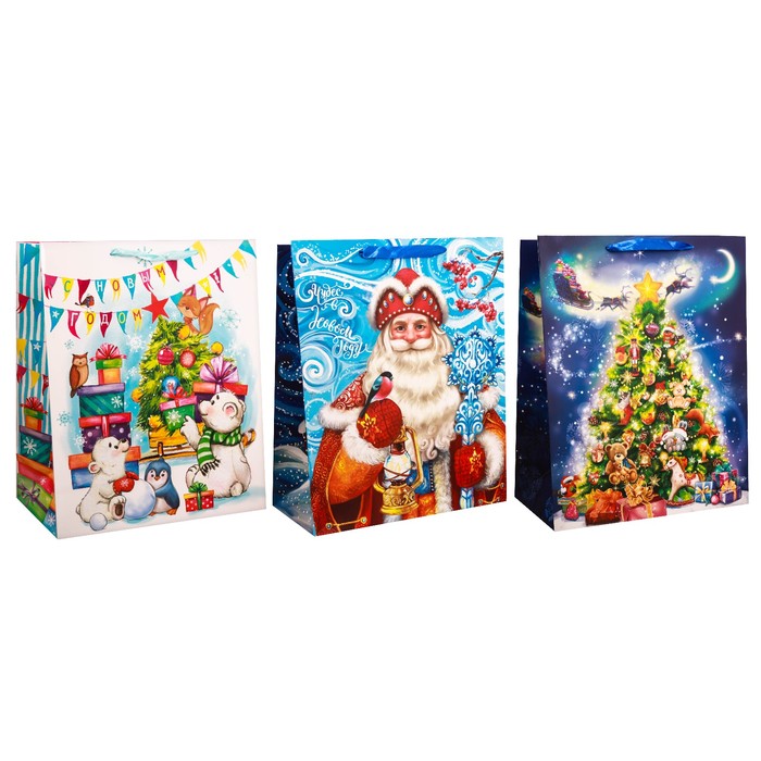 Набор пакетов микс «Новогоднее волшебство», XL 40 × 49 × 19 см