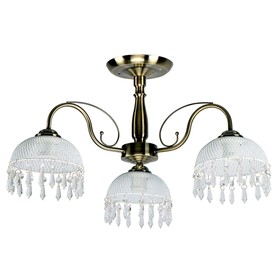 

Люстра Amoreska 3x60Вт Е27 бронза 60,5x60,5x33см