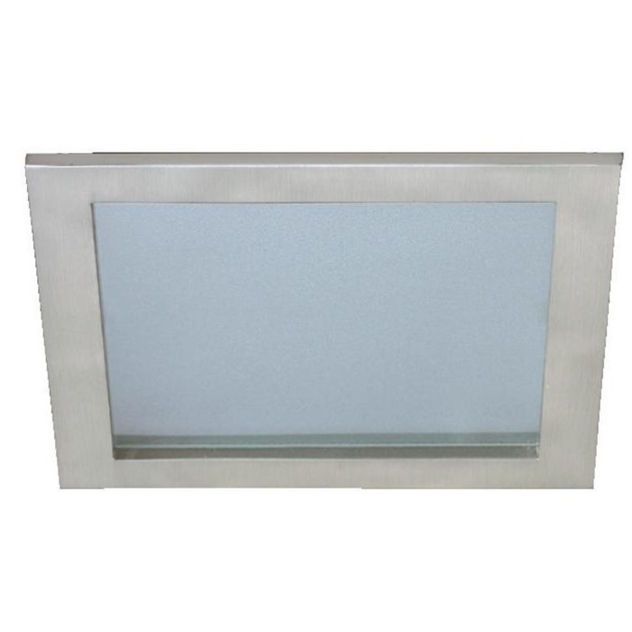 Светильник Downlight IL.0008.6607, КЛЛ Е27, 2x26 Вт, цвет никель, d=185мм