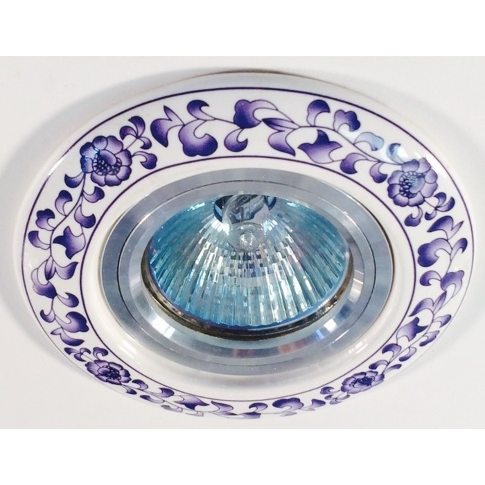 Светильник встраиваемый IL.0024.0829, GU5.3, 50 Вт, цвет алюминий, d=60мм