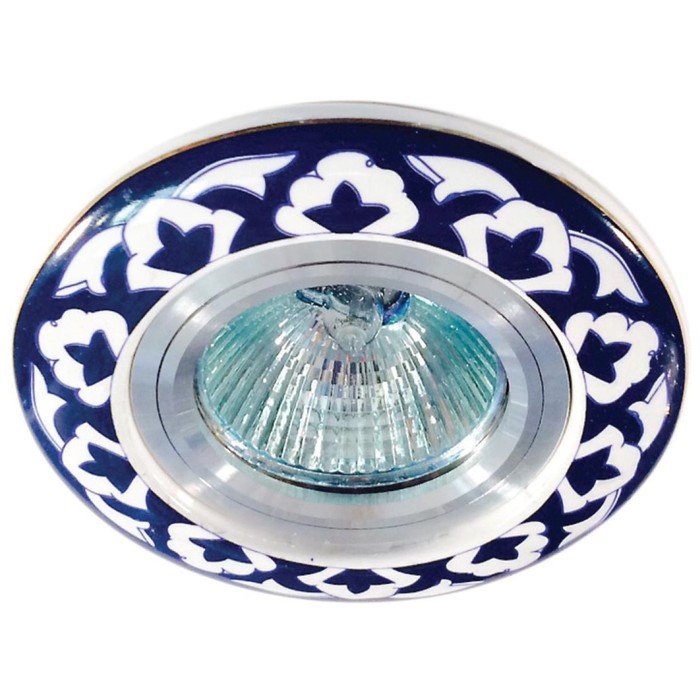 Светильник встраиваемый IL.0024.1029, GU5.3, 50 Вт, цвет алюминий, d=60мм