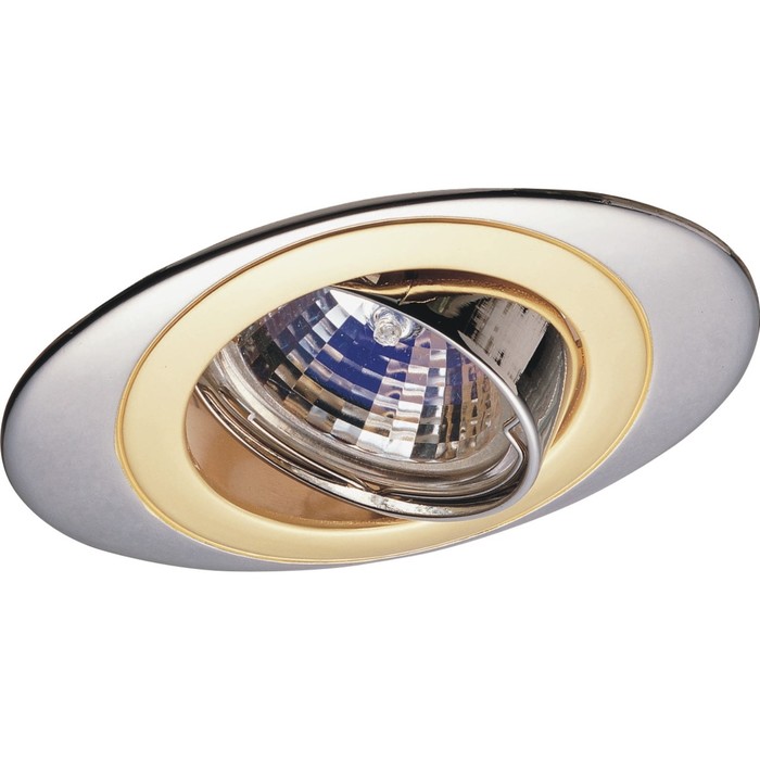 Светильник встраиваемый IL.0008.0334, GU5.3, 50 Вт, цвет никель, d=72мм