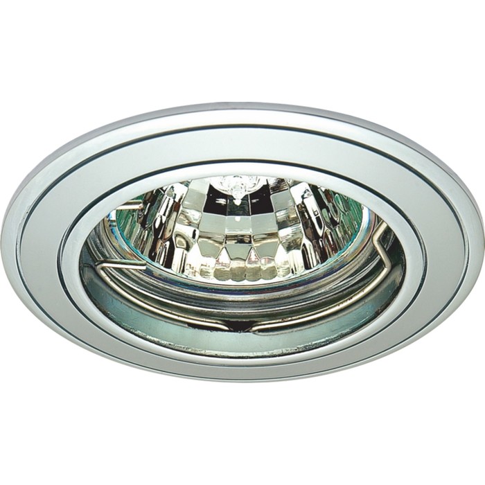 Светильник встраиваемый IL.0008.0531, GU4, 35 Вт, цвет хром, d=45мм