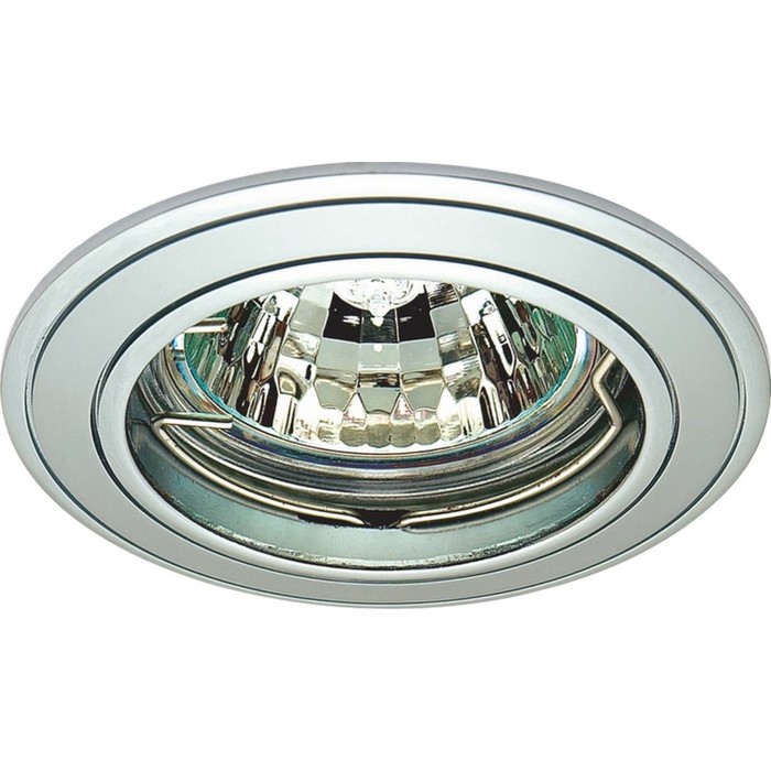 Светильник встраиваемый IL.0008.0731, GU5.3, 50 Вт, цвет хром, d=60мм