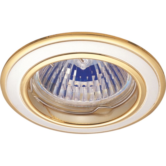 Светильник встраиваемый IL.0008.0732, GU5.3, 50 Вт, цвет золото, d=60мм