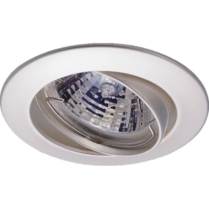 Светильник встраиваемый IL.0008.1415, GU5.3, 50 Вт, цвет белый, d=75мм