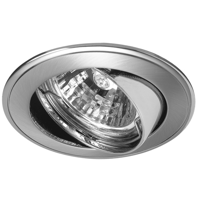 Светильник встраиваемый IL.0008.1431, GU5.3, 50 Вт, цвет хром, d=75мм