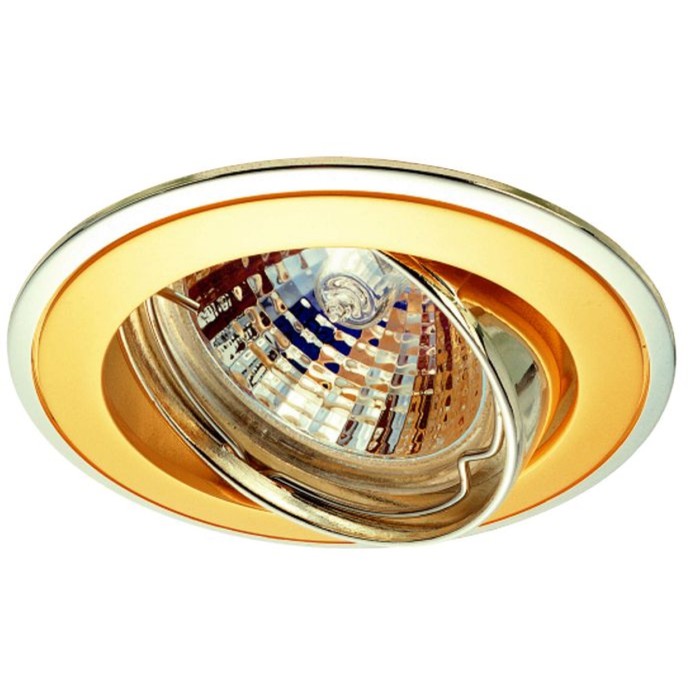 Светильник встраиваемый IL.0008.1434, GU5.3, 50 Вт, цвет никель, d=75мм