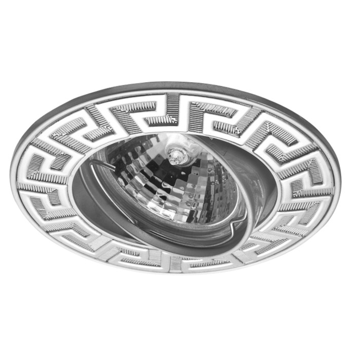 Светильник встраиваемый IL.0008.1917, GU5.3, 50 Вт, цвет хром, d=75мм