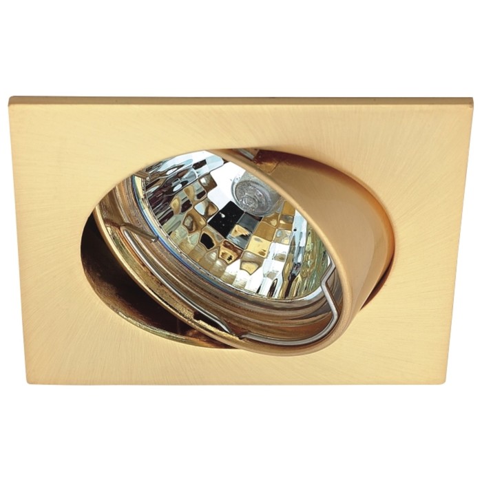 Светильник встраиваемый IL.0008.2412, GU5.3, 50 Вт, цвет медь, d=75мм