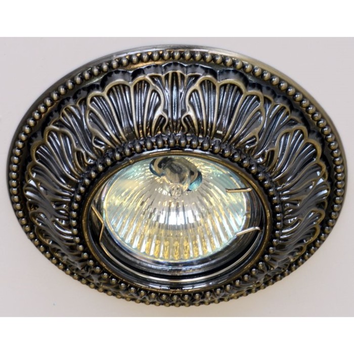 Светильник встраиваемый IL.0019.0105, GU5.3, 50 Вт, цвет бронза, d=60мм