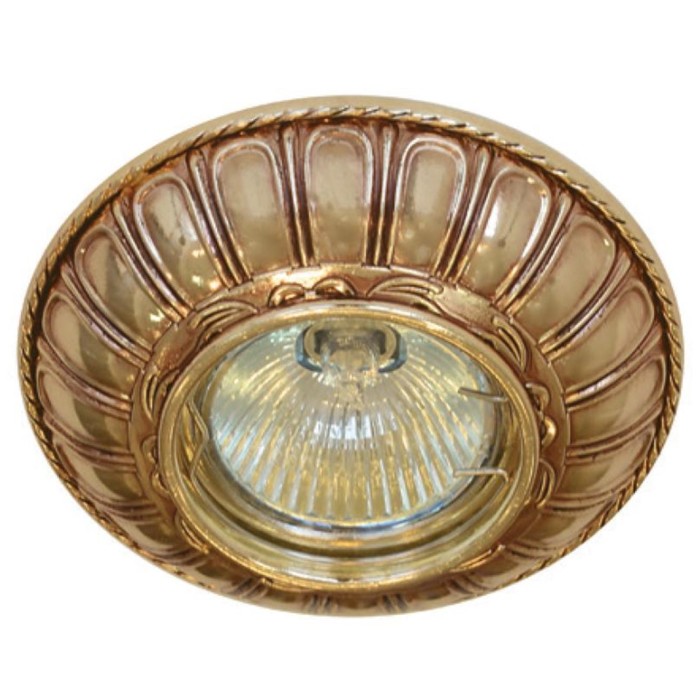 Светильник встраиваемый IL.0019.0251, GU5.3, 50 Вт, цвет золото, d=60мм