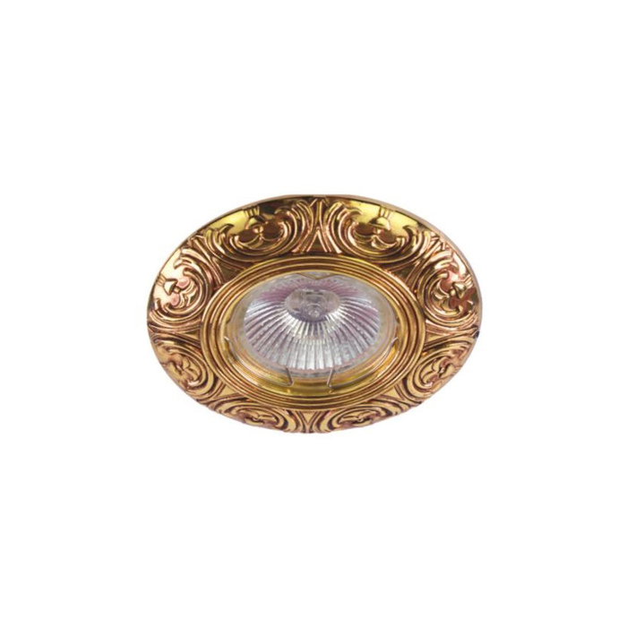 Светильник встраиваемый IL.0019.0651, GU5.3, 50 Вт, цвет золото, d=60мм