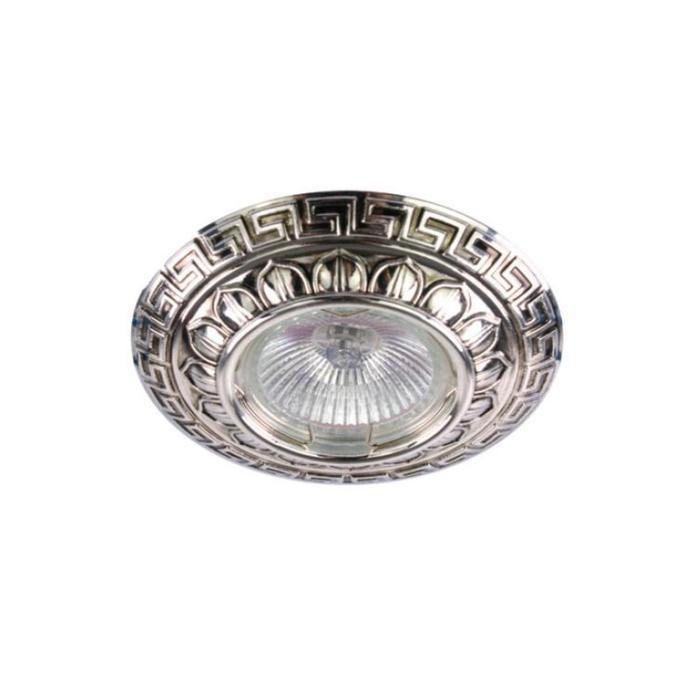 Светильник встраиваемый IL.0019.0750, GU5.3, 50 Вт, цвет серебро, d=60мм