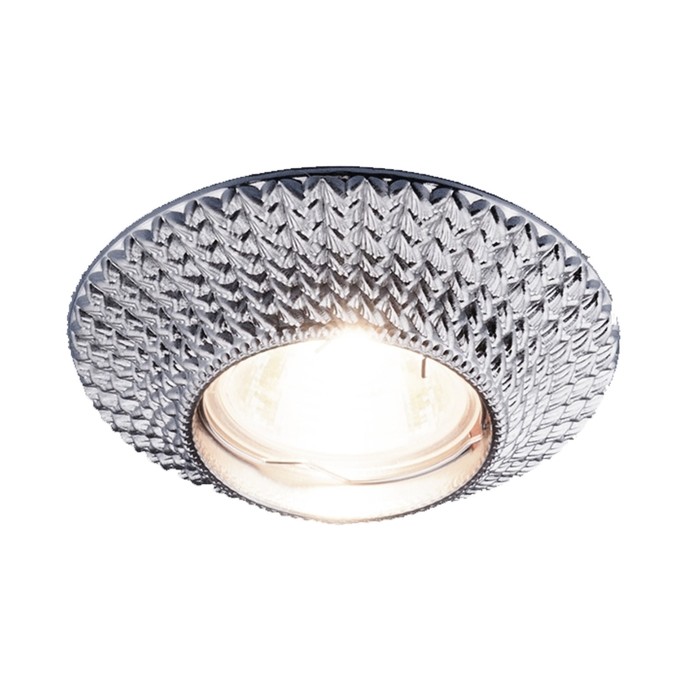 Светильник встраиваемый IL.0800.0202, GU5.3, 50 Вт, цвет хром, d=75мм