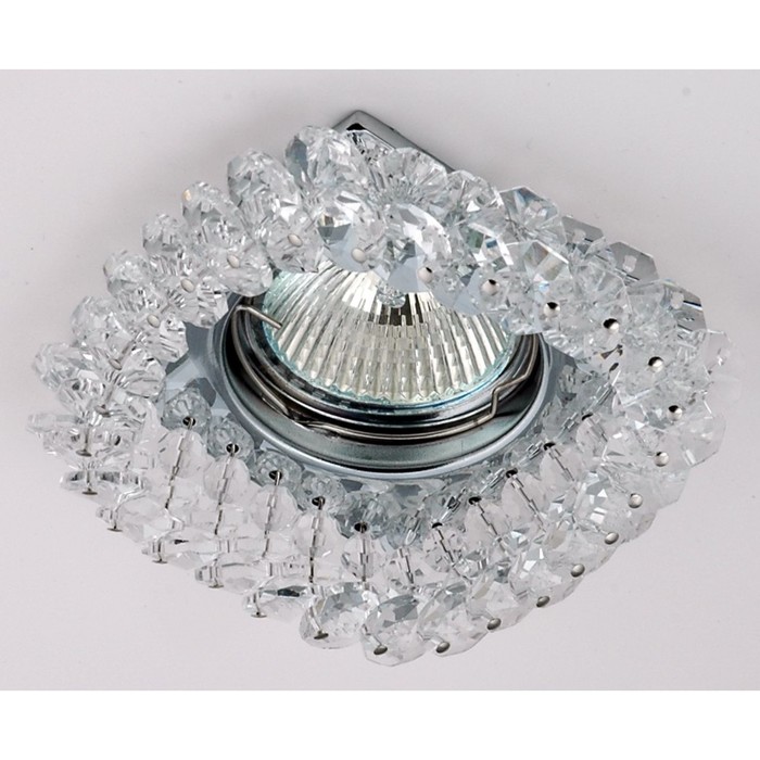 Светильник встраиваемый IL.0017.1103, GU5.3, 50 Вт, цвет хром, d=60мм