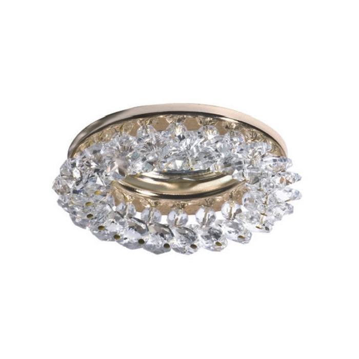 Светильник встраиваемый IL.0017.6003, GU5.3, 50 Вт, цвет золото, d=60мм