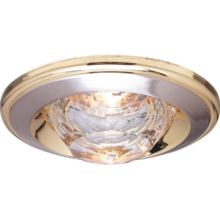 Светильник встраиваемый IL.0009.0554, GU5.3, 50 Вт, цвет золото, d=68мм