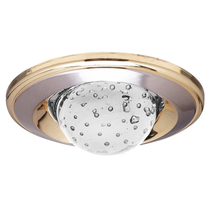 Светильник встраиваемый IL.0009.0557, GU5.3, 50 Вт, цвет никель, d=68мм