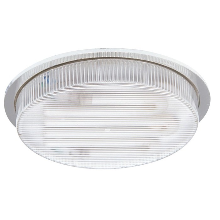 Светильник встраиваемый IL.0008.8514, GX53 КЛЛ, 15 Вт, цвет серый, d=79мм