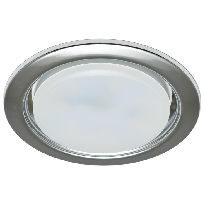 Светильник встраиваемый IL.0008.9402, GX53 4000-4500К, 6 Вт, цвет хром, d=90мм