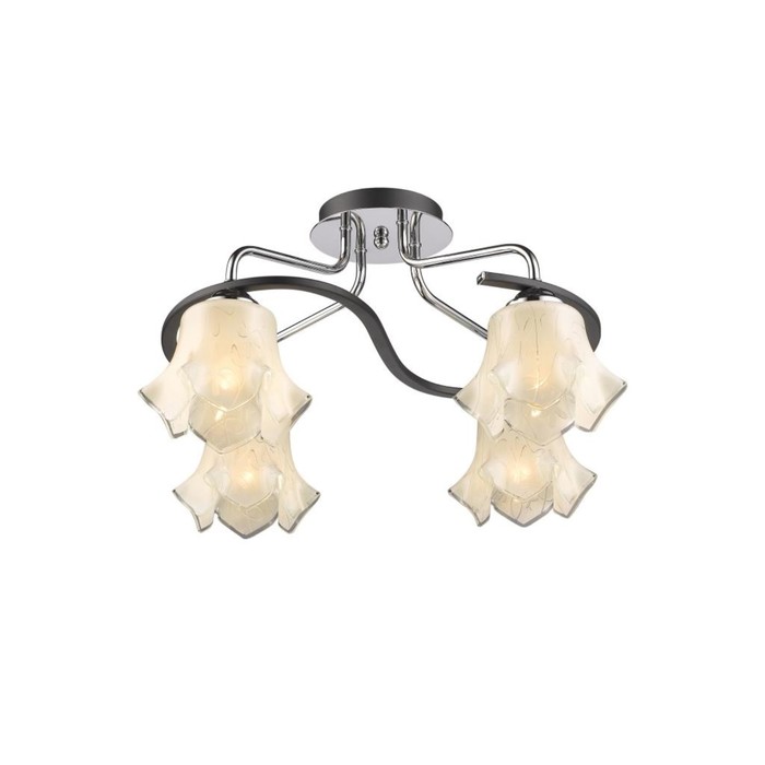 Люстра "Фиона" 4x40Вт E14 хром 53x53x29см