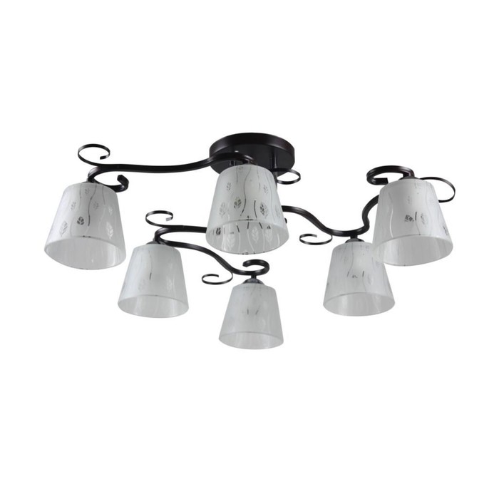 Люстра "Влада" 6x60Вт E27 хром 71x71x30см