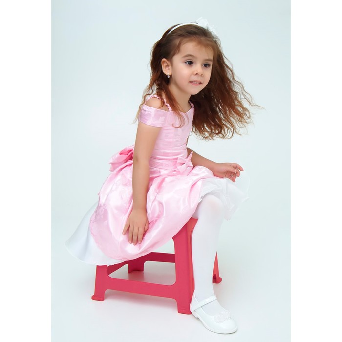 Платье для девочки, рост 110 см, цвет розовый