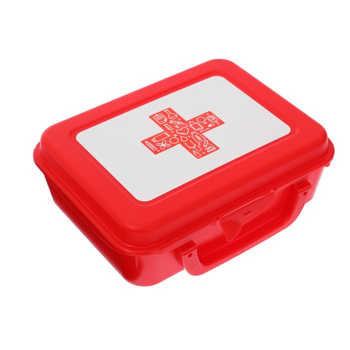 Игровой набор доктора в чемоданчике с карточками «ДОКТОР+», 6 предметов, МИКС