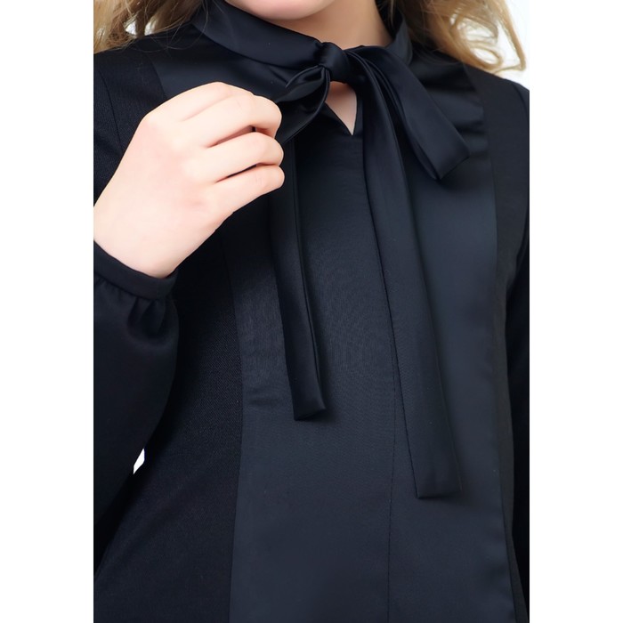 Платье для девочки, рост 164 см, цвет чёрный