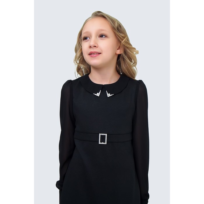 Платье для девочки, рост 164 см, цвет чёрный