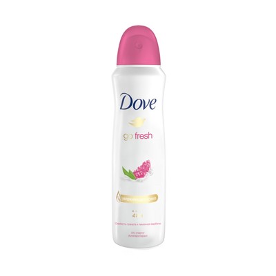 Антиперспирант Dove Go Fresh «Свежесть граната и лимонной вербены», аэрозоль, 150 мл