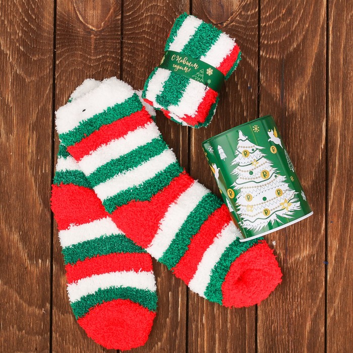 Набор "Удачи и успеха": копилка, носки универсального размера